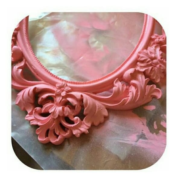 Moule Silicone Cadre Photo Miroir 28cm déco Fleur Baroque pour Pâte Polymère Fimo Plâtre WEPAM Résine Cire Argile Savon Polyester K053 7F670