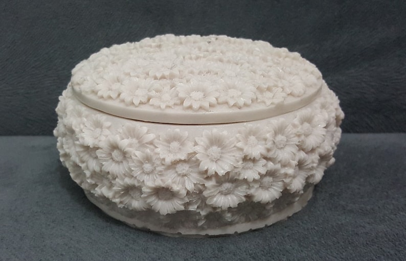 Silicone mold jewelry box beads accessories flowers Chamomile 14cm polymer clay Fimo plaster porcelain SOAP K282