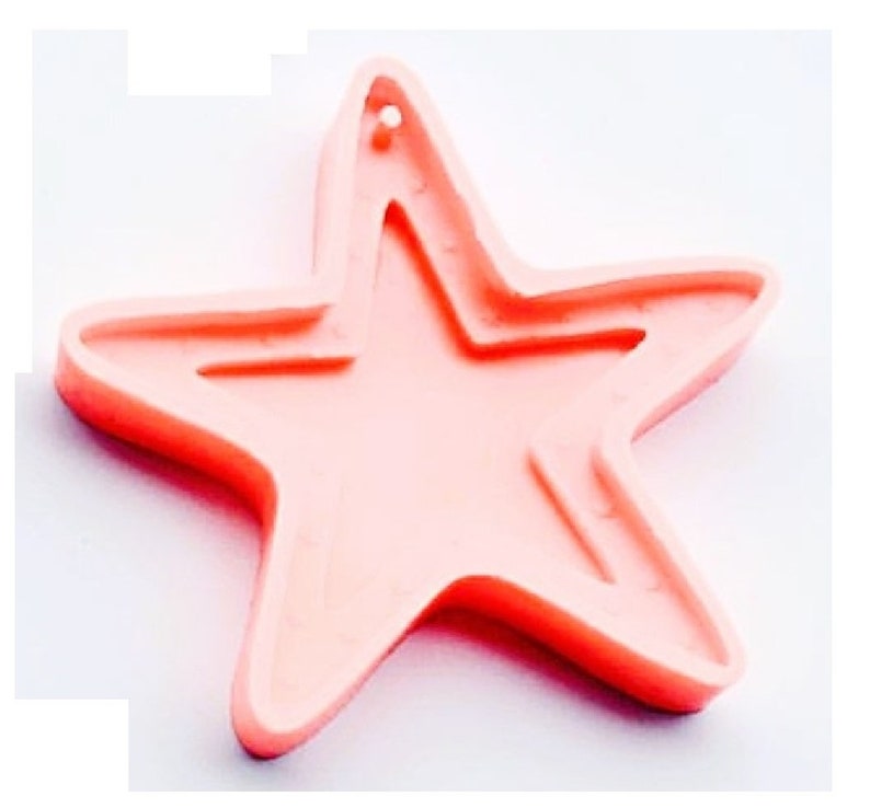 Star Silicone Mold Suspension Panel 19cm Decoration for Plaster WEPAM Fimo Clay Soap Wax Resin Polyester Concrete K588 4E180 HT image 2