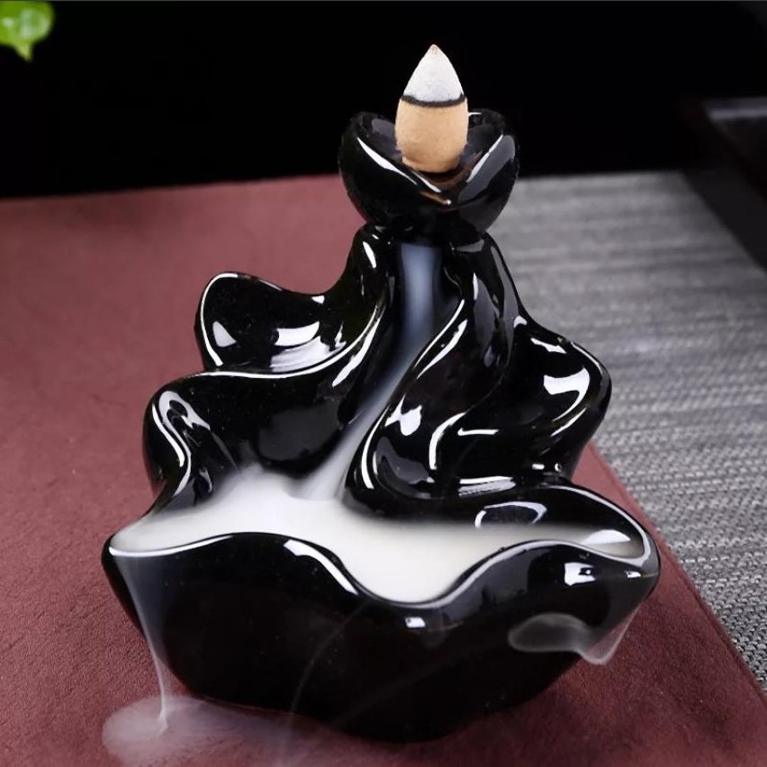 Incense Burner Resin Backflow Incense Burner Waterfall Incense