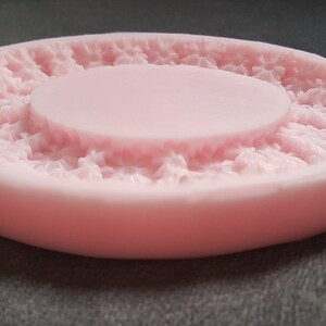 Silicone Mold Photo Frame Oval 11cm Deco Contour Rope for Plaster WEPAM Wax Resin Soap Polyester Fimo K149 6F70 image 3