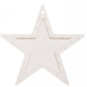 Star Silicone Mold Suspension Panel 19cm Decoration for Plaster WEPAM Fimo Clay Soap Wax Resin Polyester Concrete K588 4E180 HT image 5