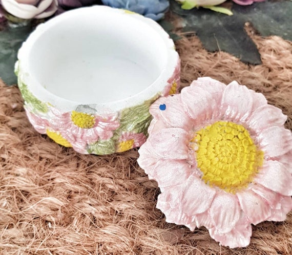 Silicone mold jewelry box beads accessories flowers Chamomile 14cm polymer clay Fimo plaster porcelain SOAP K282
