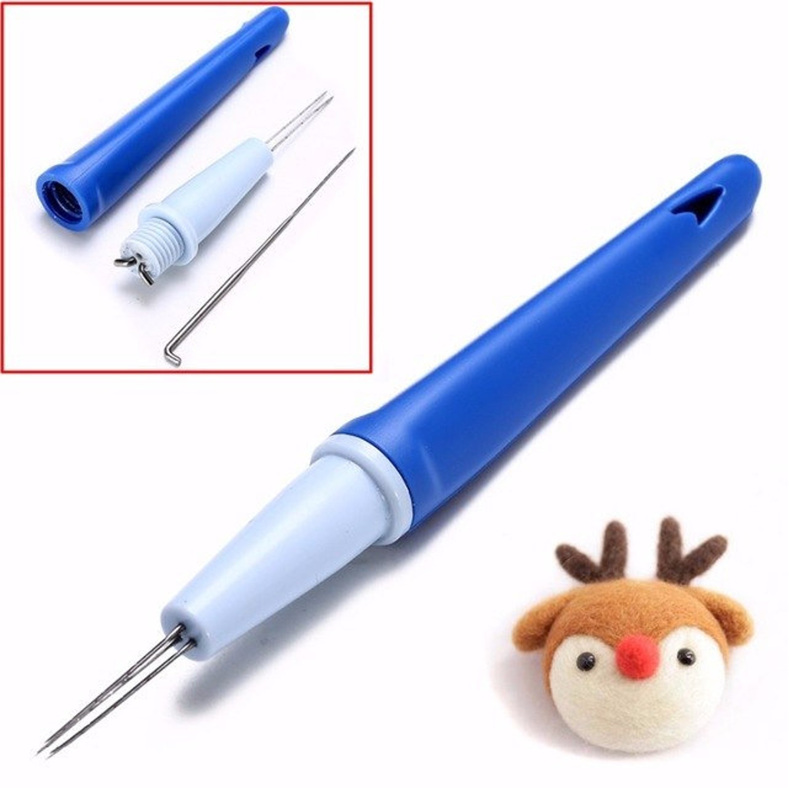 Needle Felting Tool 3 Needles in the Form of a Pen for Felting Etsy UK