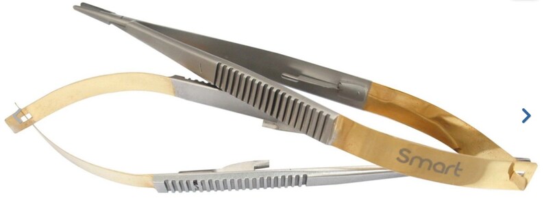 14cm surgical dental instruments TC Castroviejo Needle Holders Round Str /& Cvd