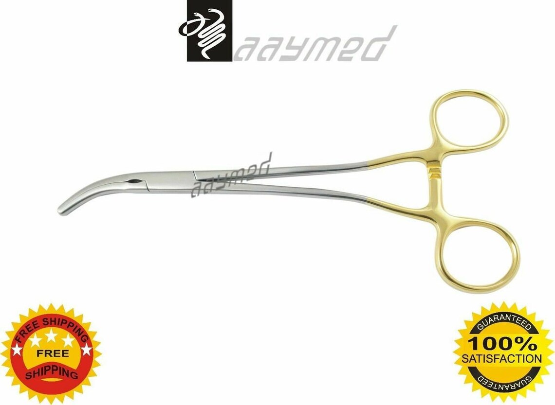 Zeppelin Hysterectomy Clamp Curved OB/Gyn Gynecology Surgical Etsy
