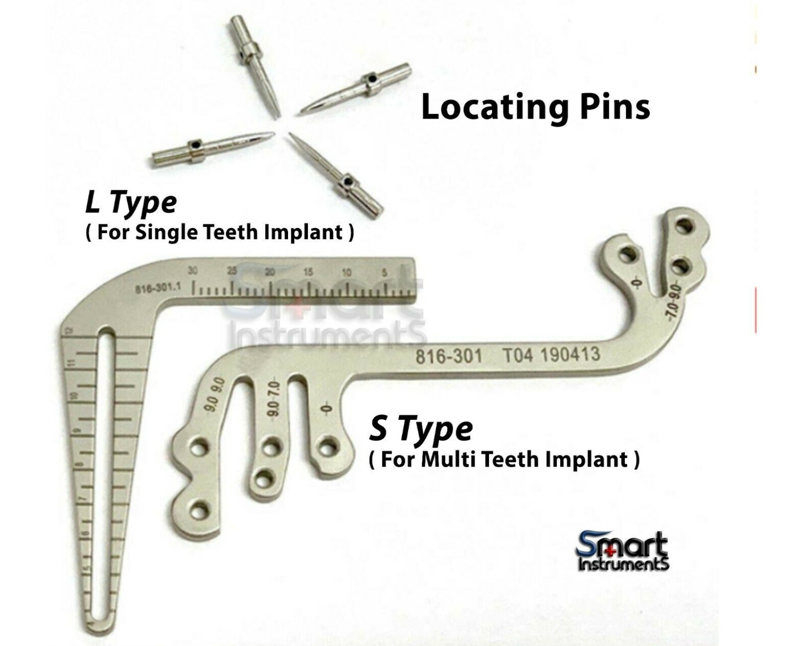 Set of 6 Dental Gauge Implant Surgical Drilling Guide Locator Etsy