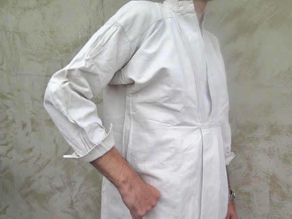 Linen Work Shirt - Farmers historical linen shirt