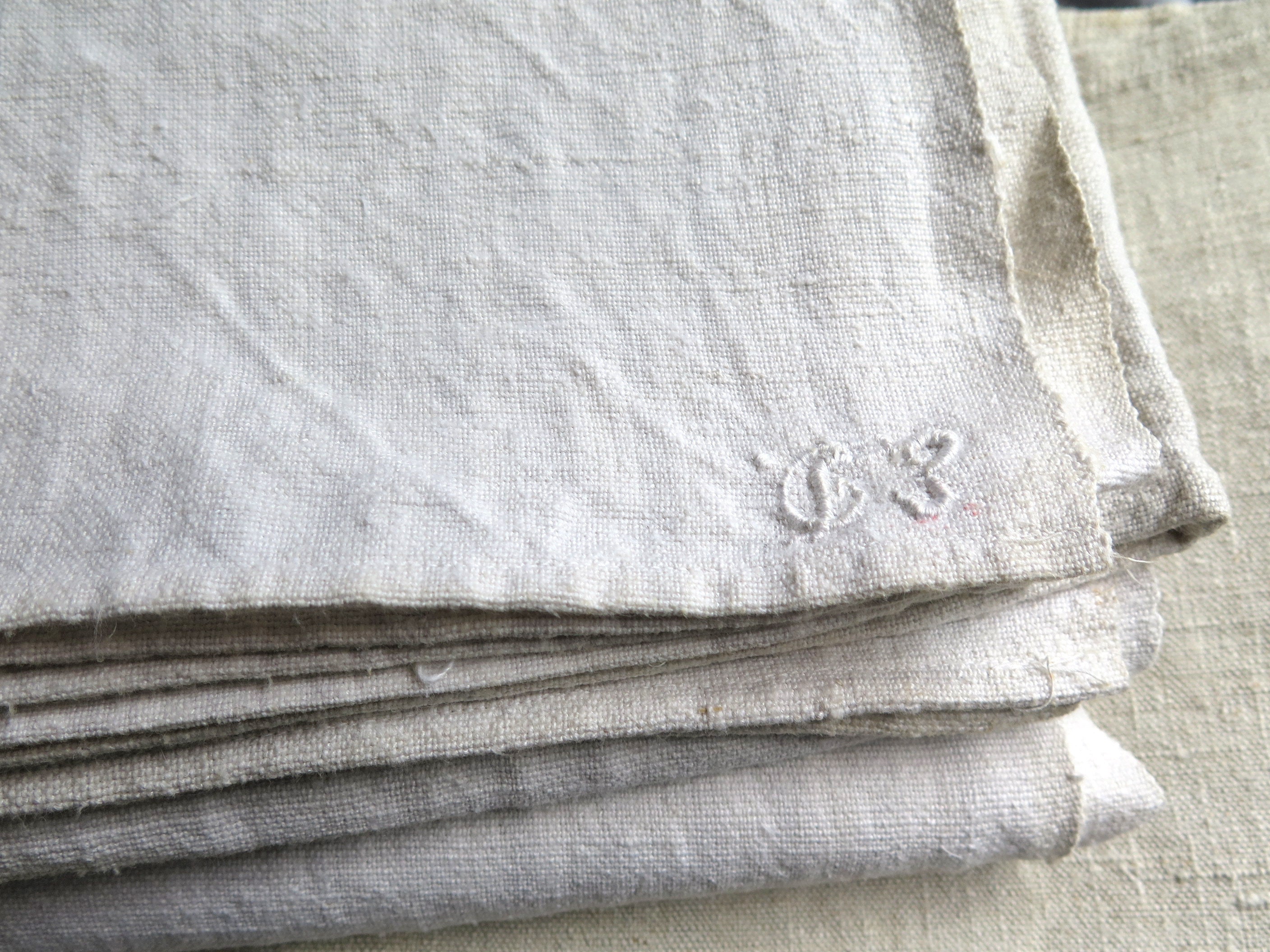 Natural rustic linen fabric, Fabric by the yard, Undyed rustic linen fabric,  Unwashed linen fabric, Natural linen fabric, Sewing fabric
