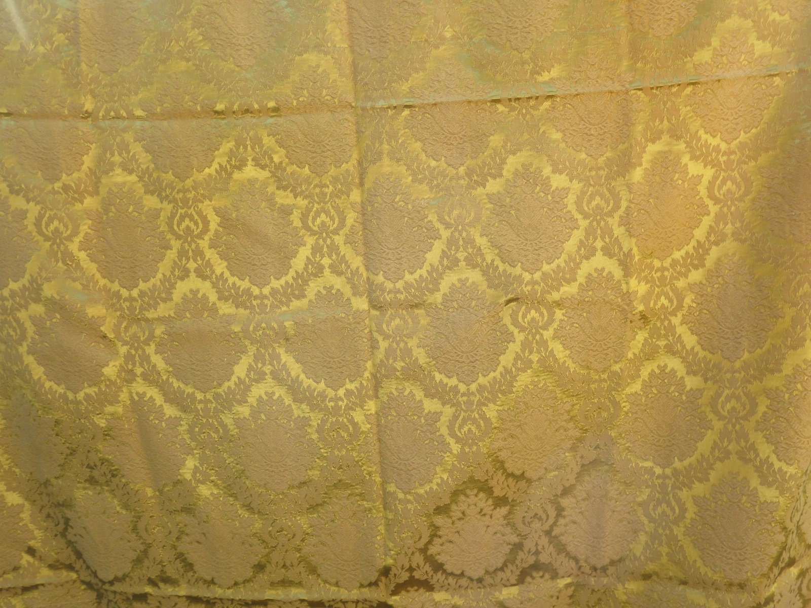 Brokatvorhang Goldvorhang Vintage Wohnzimmer Vorhang 1930er | Etsy