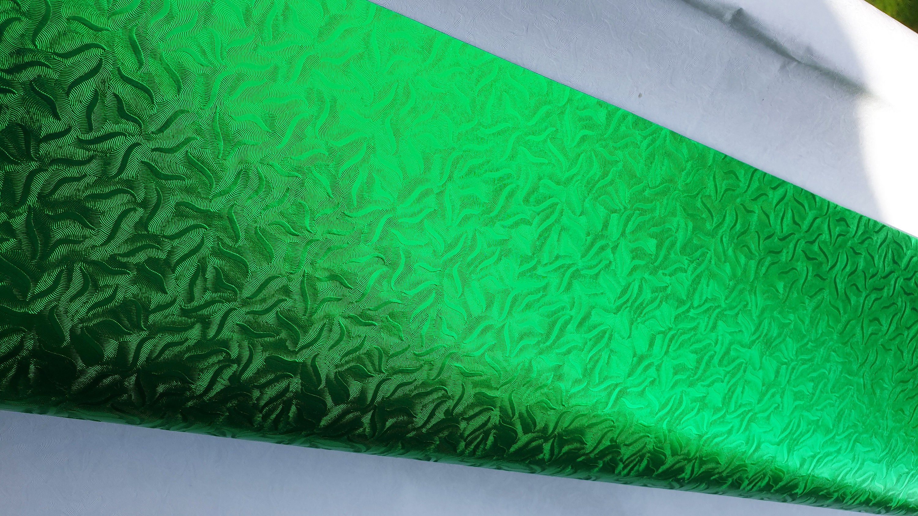 Metallic green cheap wrapping paper