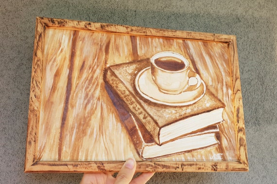 Teacup & Books Acrylic Painting LIVE Tutorial 