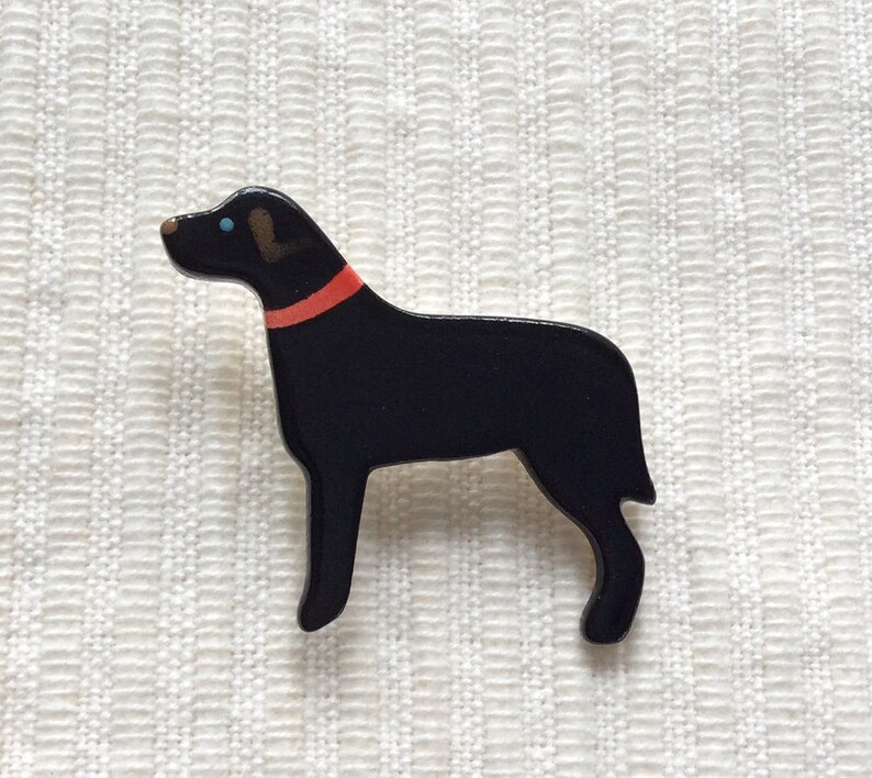 labrador brooch