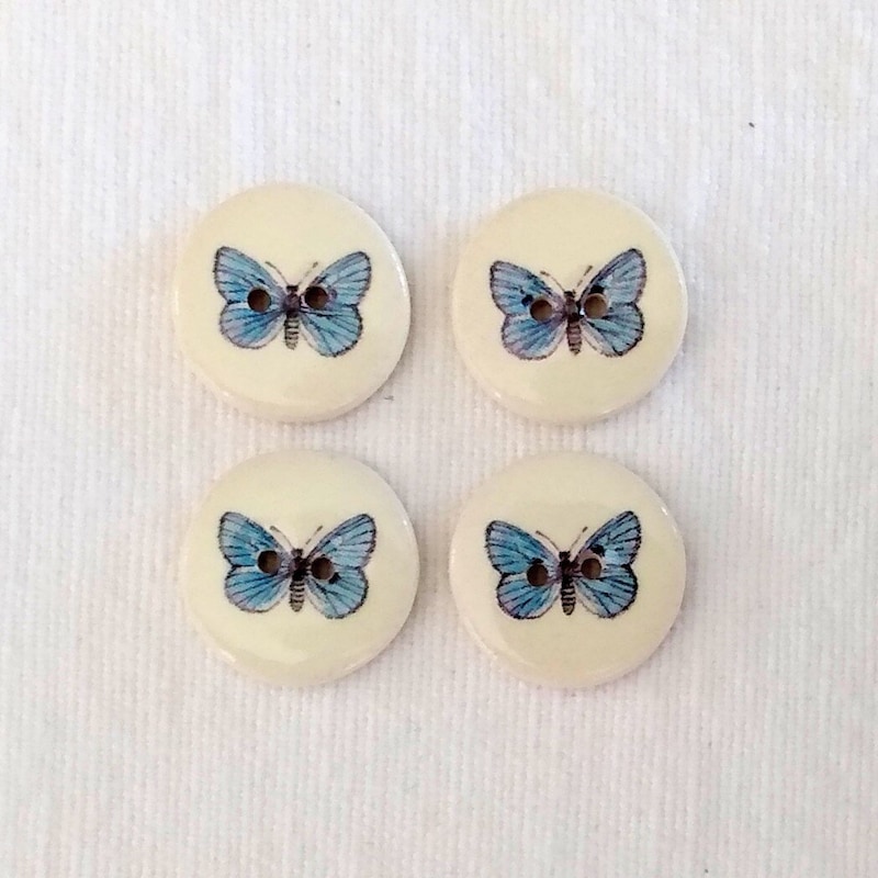 Butterfly Buttons - Etsy
