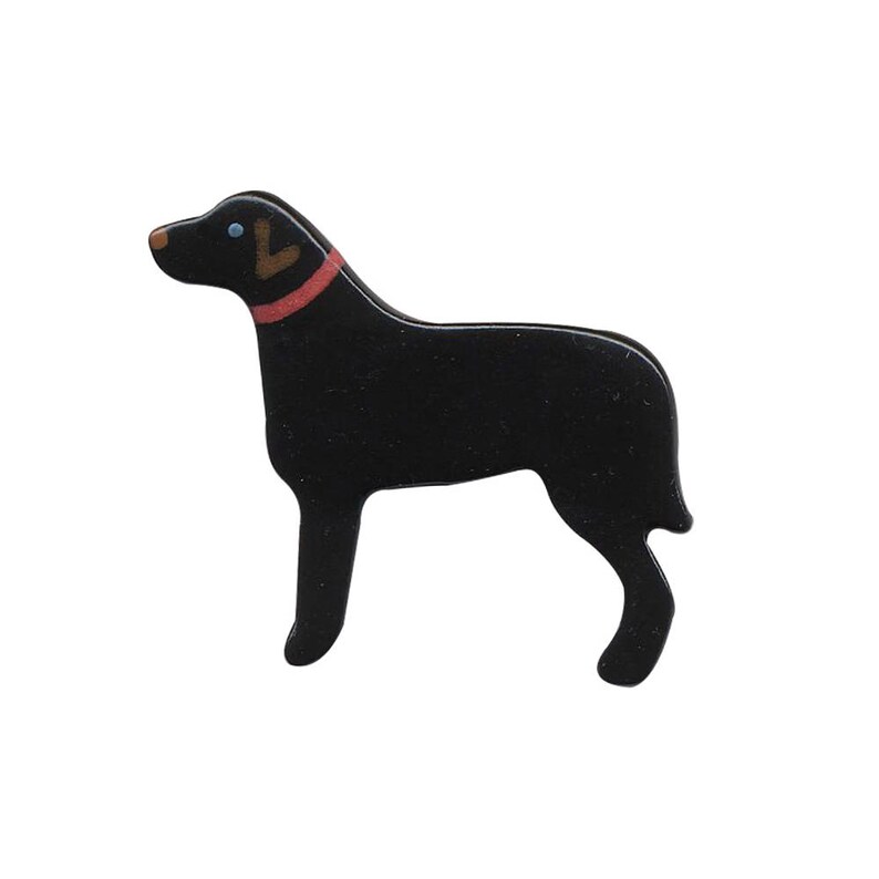 labrador brooch