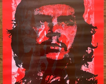 Vintage Che Guevara Poster: 1980s Athens Politeitkunst (68 cm x 51 cm)