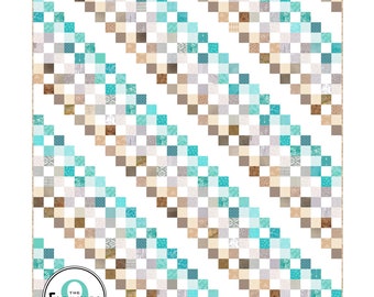 Sand Bar Quilt Pattern: Modern Patchwork Design (PDF Pattern)