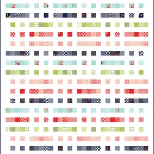 Old Mill Road Quilt Pattern PDF, Modern Quilt Pattern, Scrap Quilt Pattern image 5