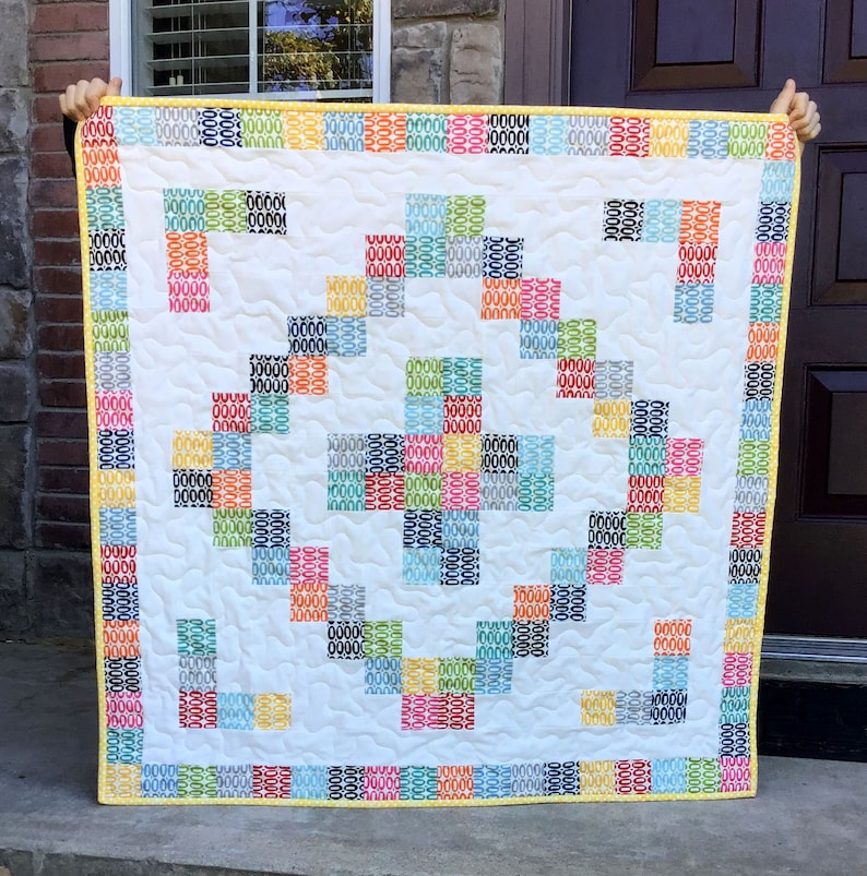 Patchwork Plus Quilt Pattern PDF 3 Sizes in Baby Lap and Etsy Australia