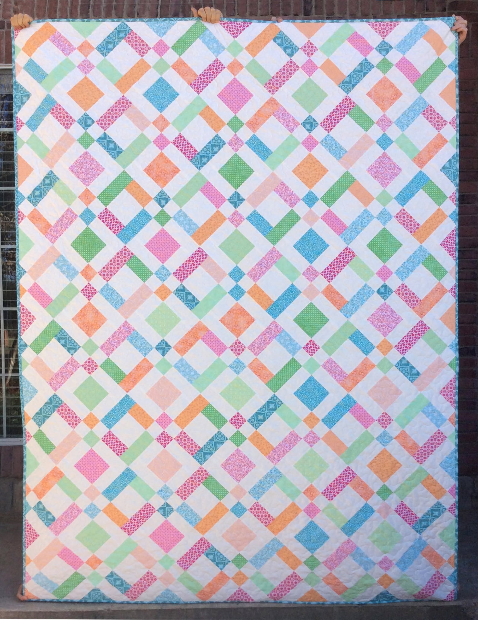 Double up Quilt Pattern: Easy Strip Piecing, 5 Sizes (PDF Pattern) - Etsy