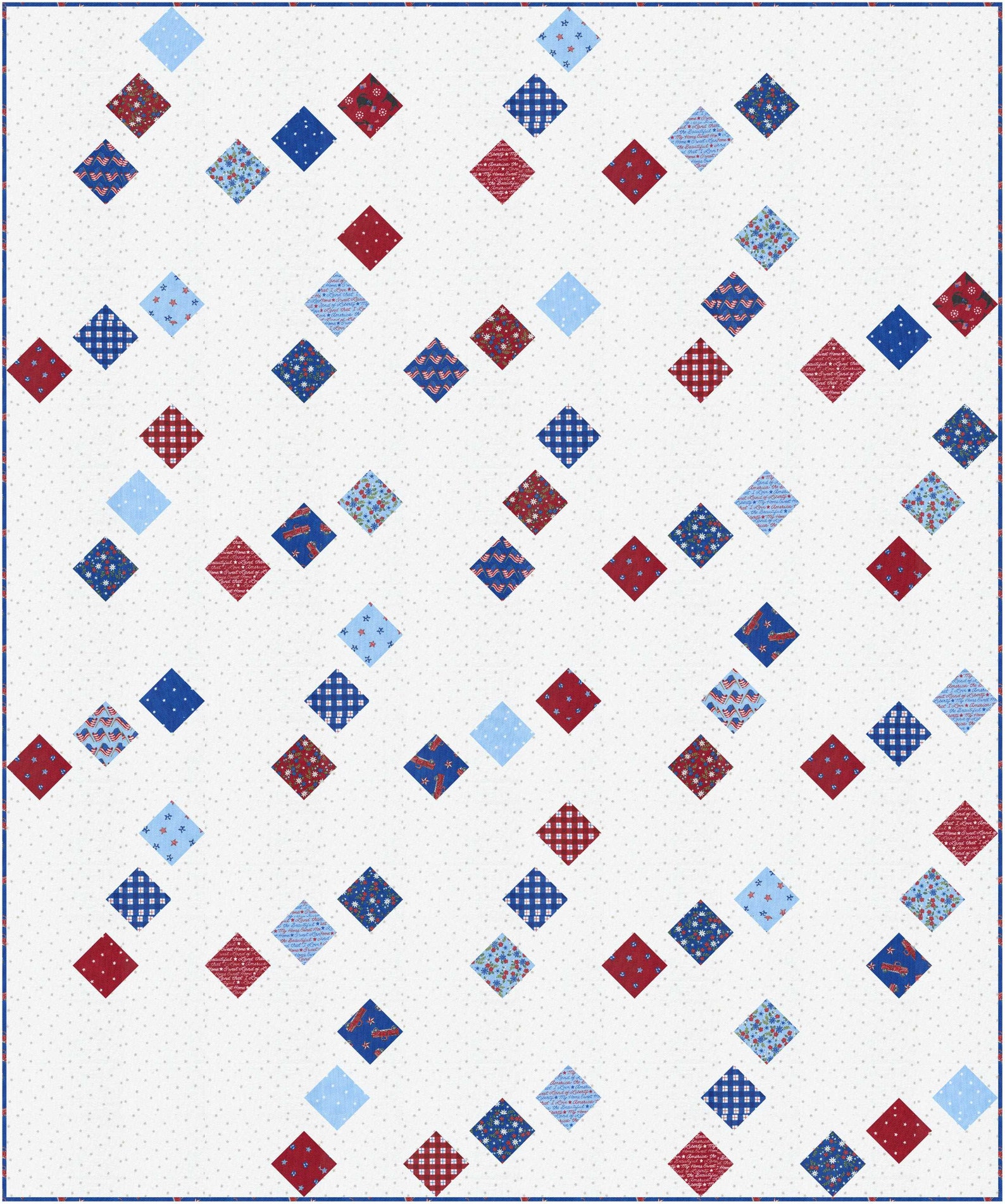 Triple Dot Quilt Pattern PDF: Modern Throw Size (digital Download) - Etsy
