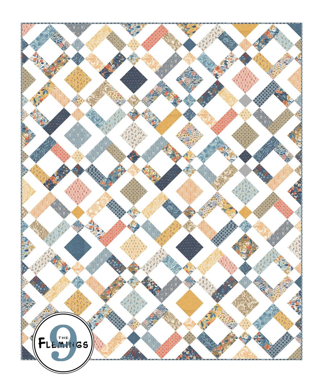 Double up Quilt Pattern: Easy Strip Piecing, 5 Sizes (PDF Pattern) - Etsy