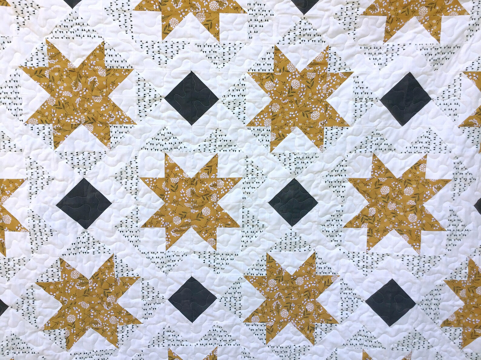 PRINTED York Town Quilt Pattern Modern Quilt Pattern Throw Etsy