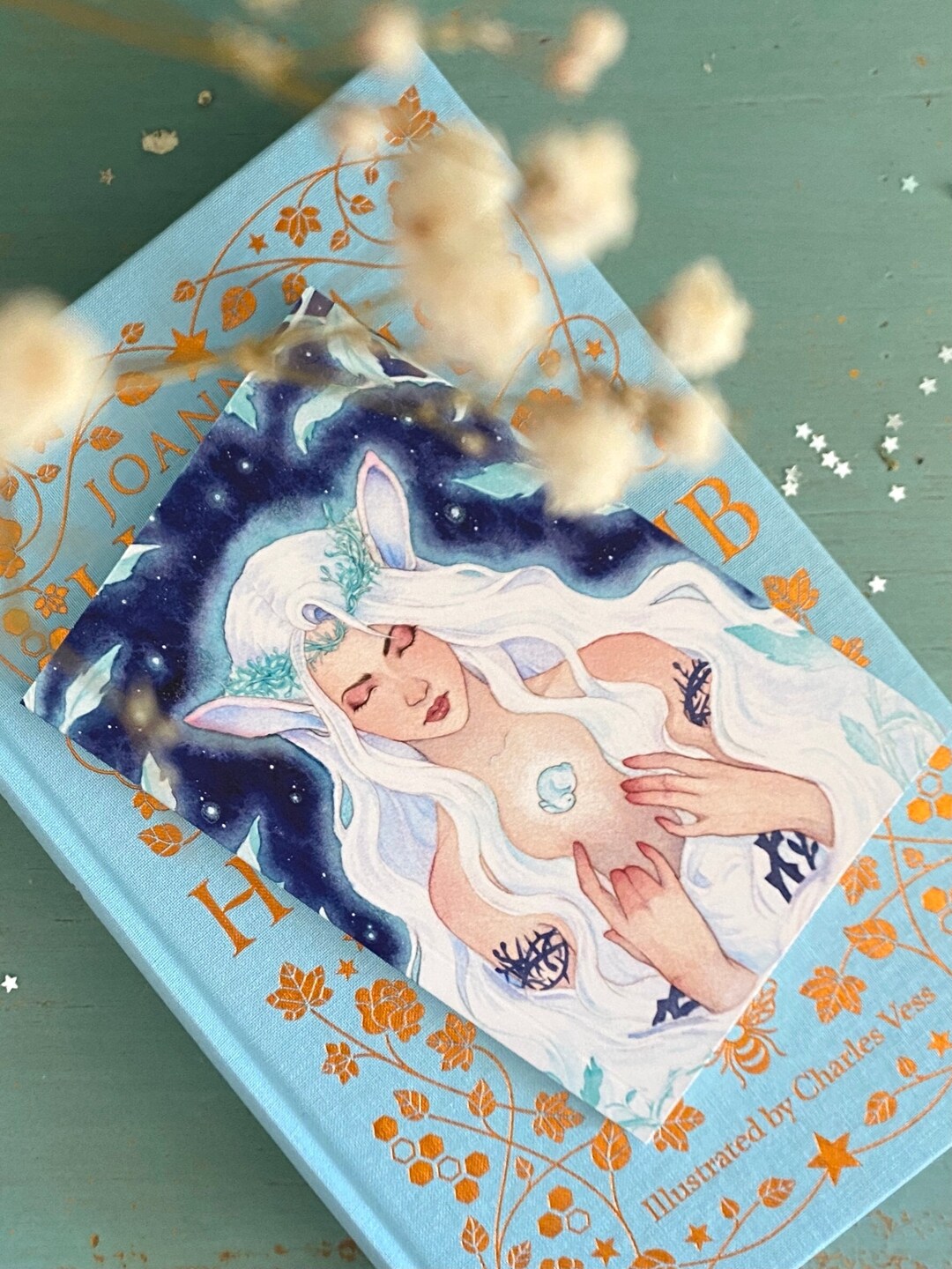 Fantasy Art Journal Notebook With a Fantasy Illustration of a Etsy