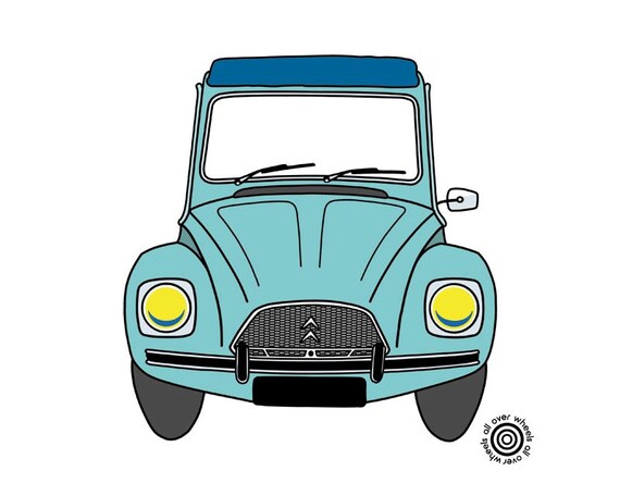 Personnalisé CITROEN 2CV classic car vintage épaule Sac Messenger Cadeau