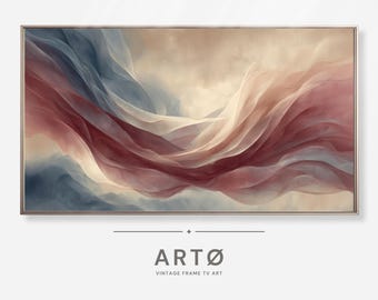 Abstract American Flag Samsung Frame TV Art (Digital Download)