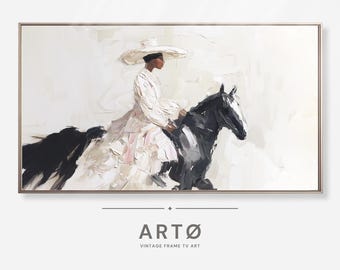 Mexican Painting Samsung Frame TV Art, Folk Art Screensaver (Digital Download)