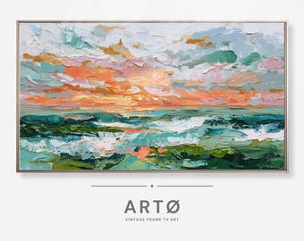Abstract Landscape Painting Samsung Frame TV Art (Digital Download)