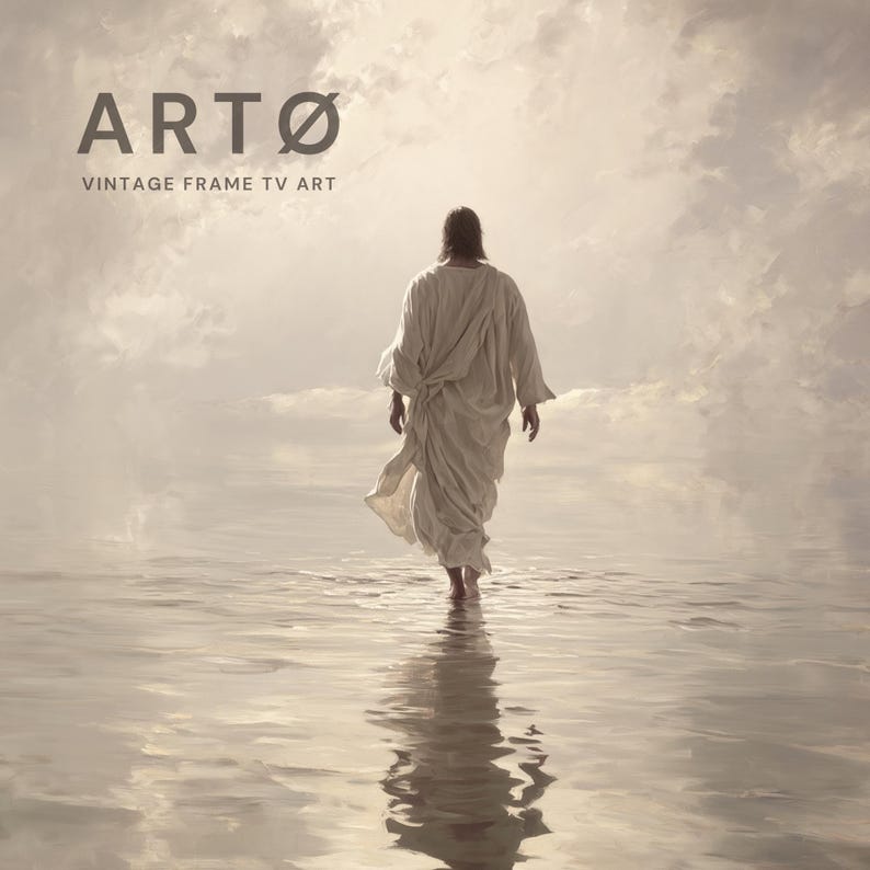 Jesus Walking on Water Samsung Frame TV Art - Etsy