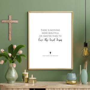St Joseph the Hesychast Quote - DIGITAL DOWNLOAD - Printable Wall Art for Orthodox Christians - Words to inspire Faith