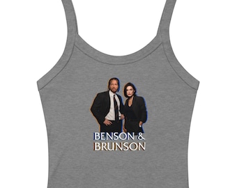 Brunson & Benson Law and Order SVU x NY Knicks Women’s micro-rib tank top
