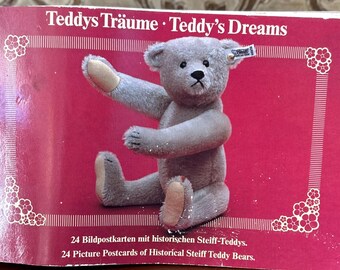 Vintage Steiff Teddy Bear Postcards – 1980s West Germany Book - Etsy