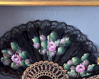 Vintage Hand Fan. Authentic Spanish Abanico