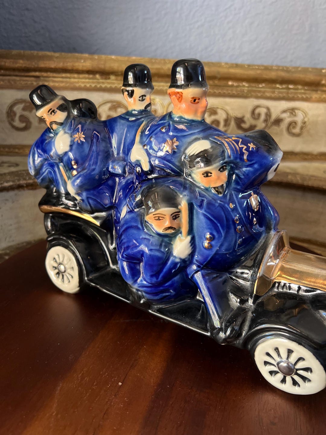Vintage 1970 Ezra Brooks Porcelain Police Car Whiskey Decanter - Etsy
