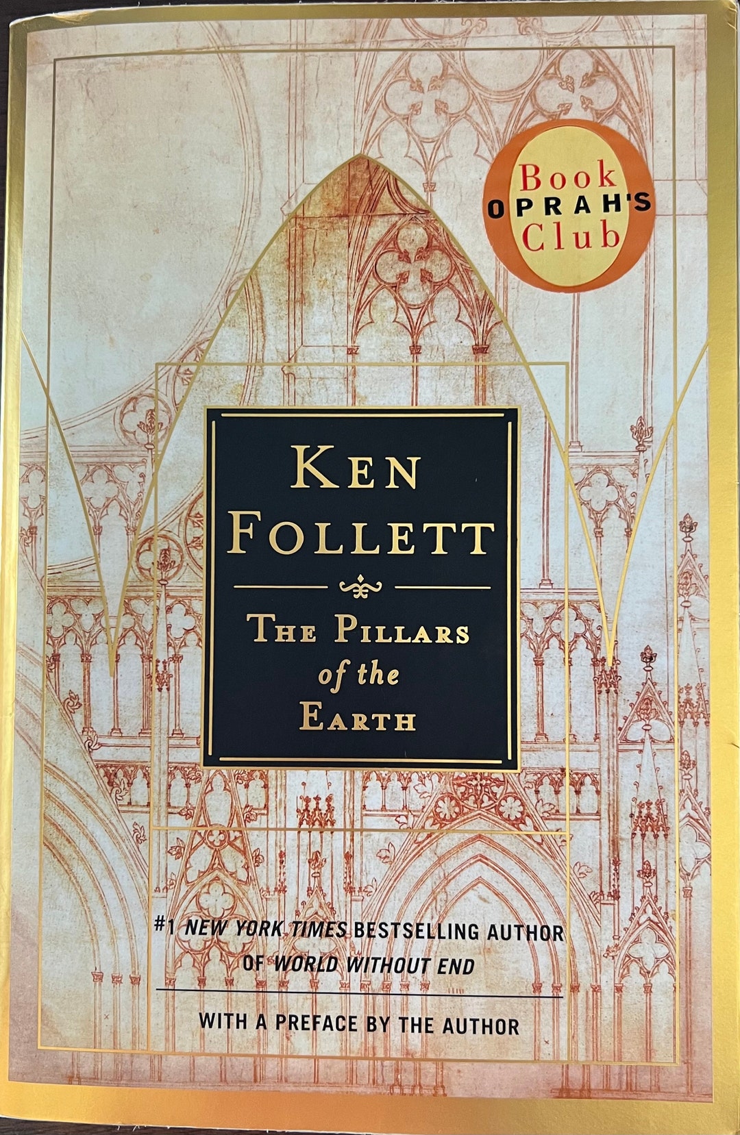 The Pillars of the Earth. Ken Follett. Oprah's Book Club. Etsy