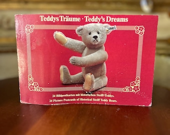 Vintage Steiff Teddy Bear Postcards – 1980s West Germany Book