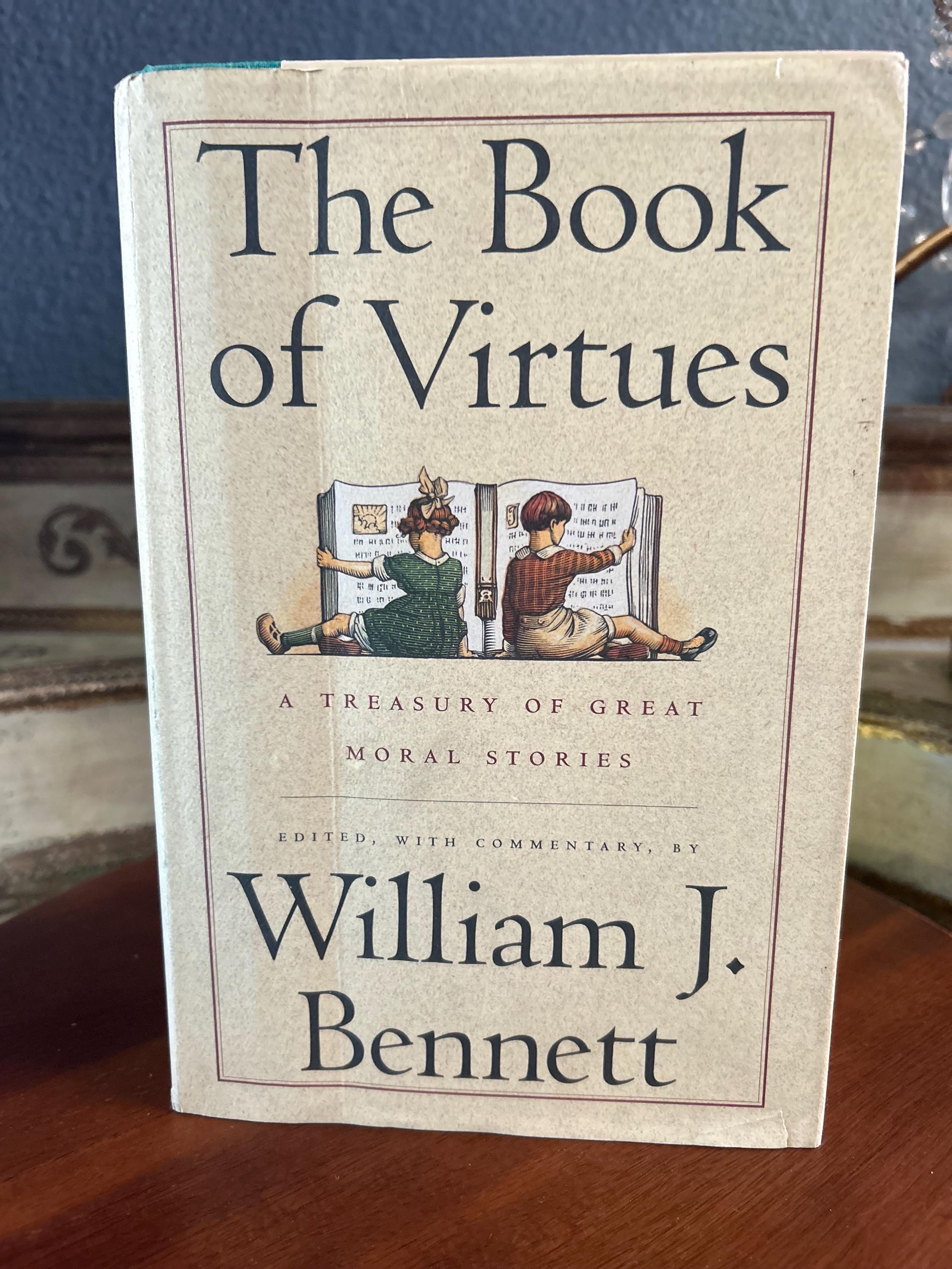 Vintage Hardcover 'the Book of Virtues' – 1993 Moral Stories