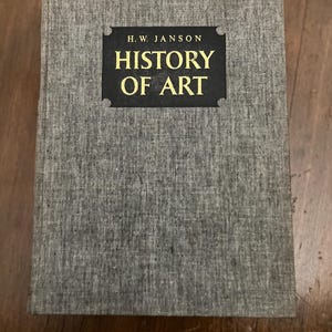 Historia sztuki – książka w twardej oprawie, chroniona prawami autorskimi z 1964 r. autorstwa H.W. Jansona