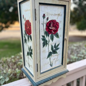 Antique wall Cabinet, French farm-French retro.11x22.
