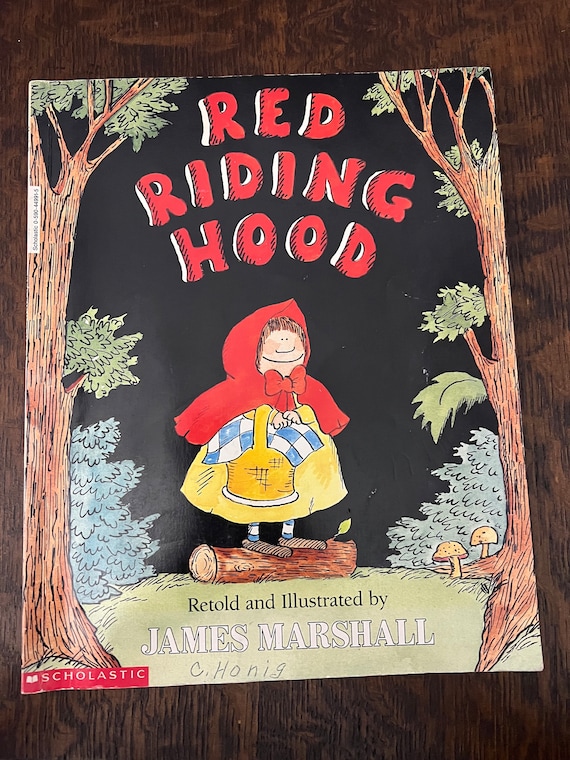 Red Riding Hood. Vintage Scholastic 1991. 10.5x8.5 Inches. James