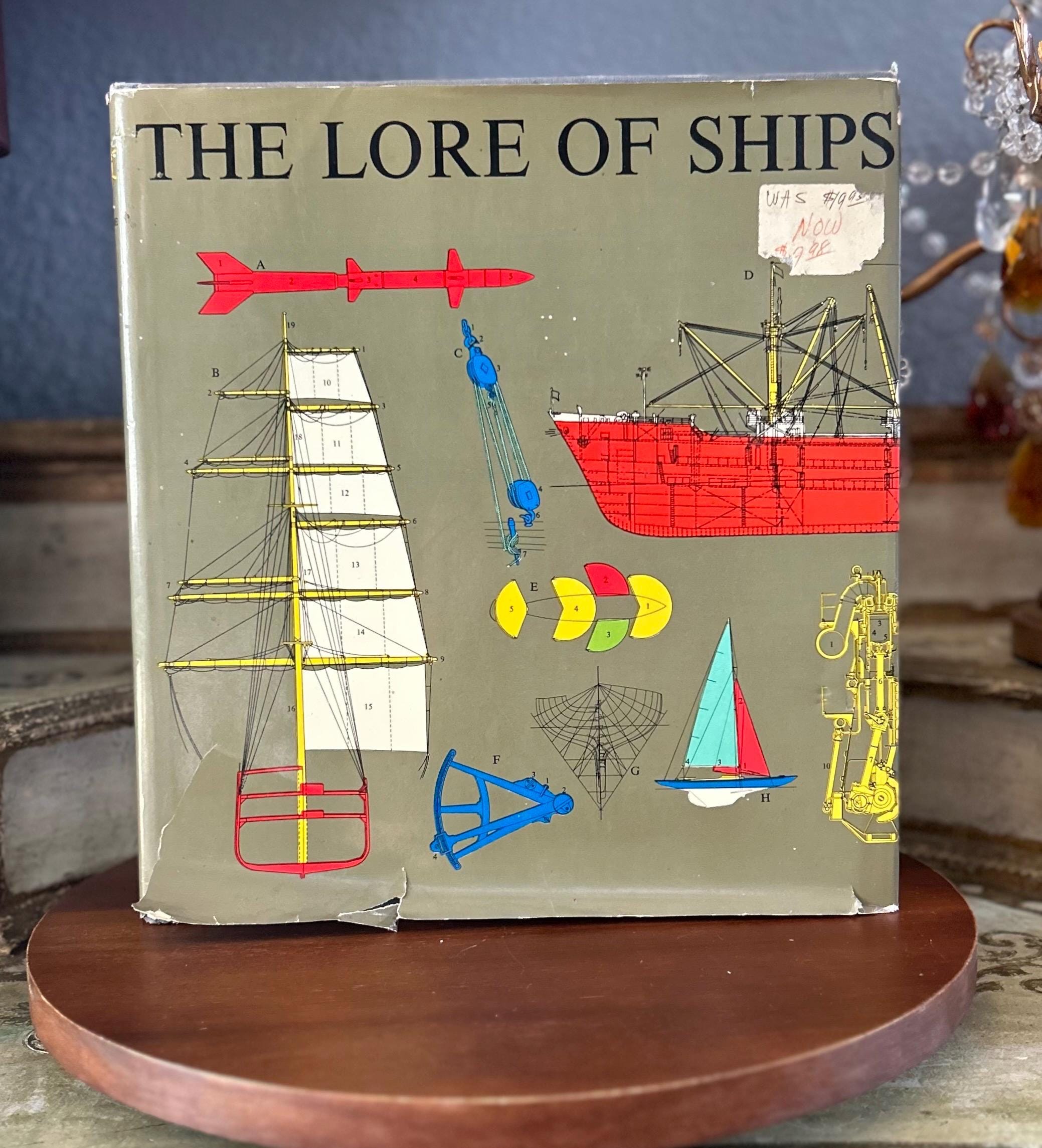 Vintage @1973 Large Hardcover Book 