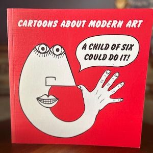 Cartoons About Modern Art-- Vintage @1973 Paperback Book by The Tate Gallery