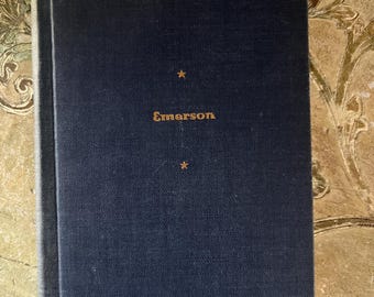f Ralph Waldo Emerson--Vintage 1934 Copyright Hardcover Version