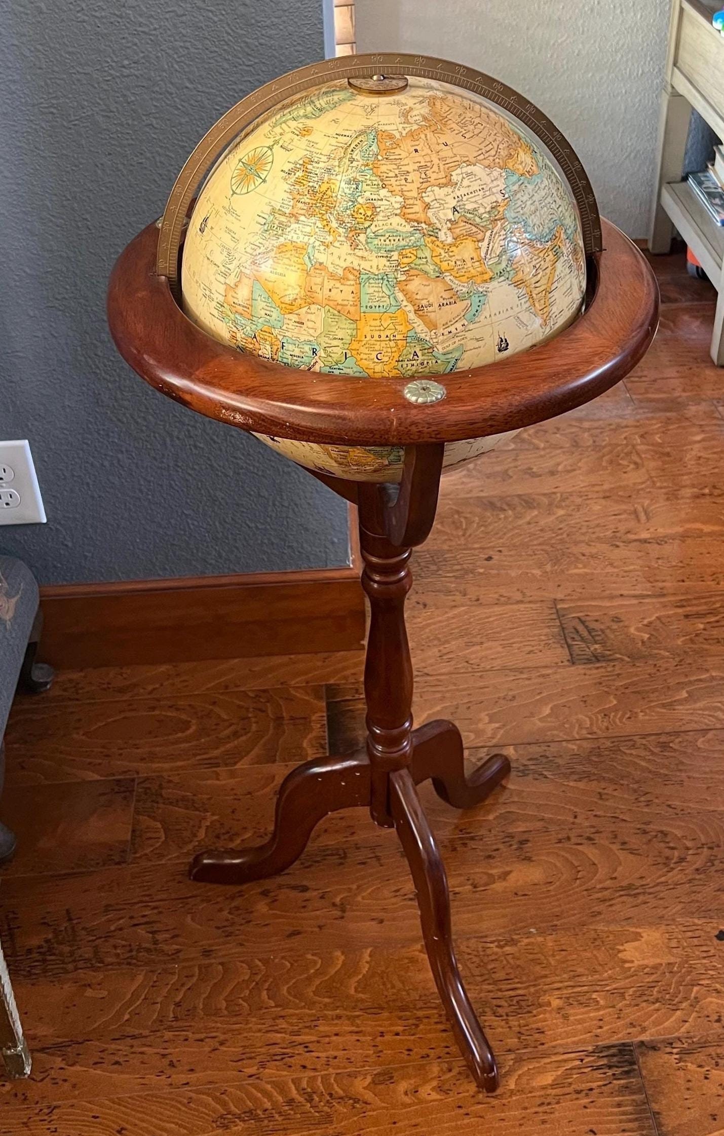 Vintage 1993 Replogle World Classic Series Bombay World Globe With