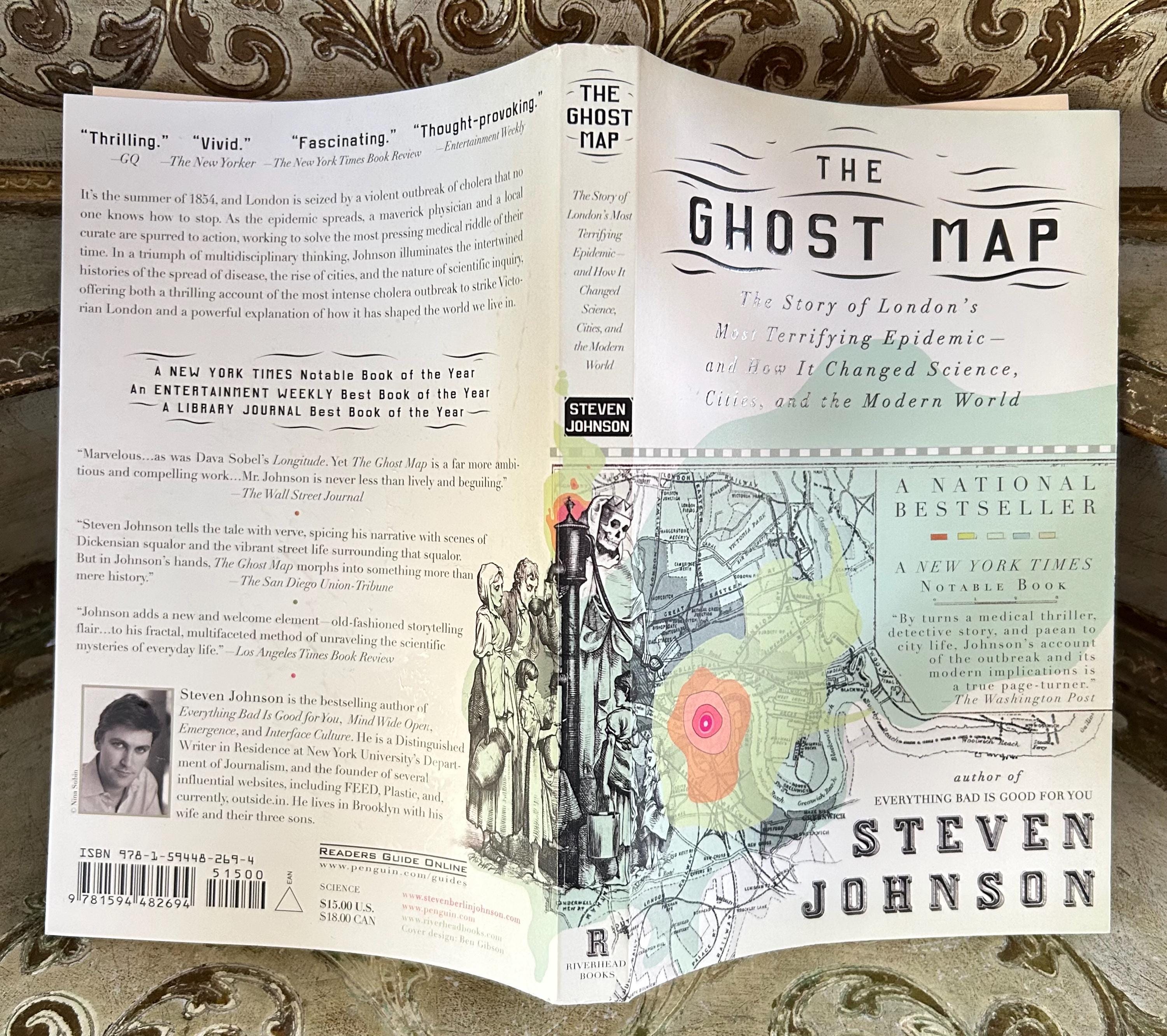 Ghost Map.pdf The Ghost Map by Steven Johnson – London Epidemic Paperback - Etsy