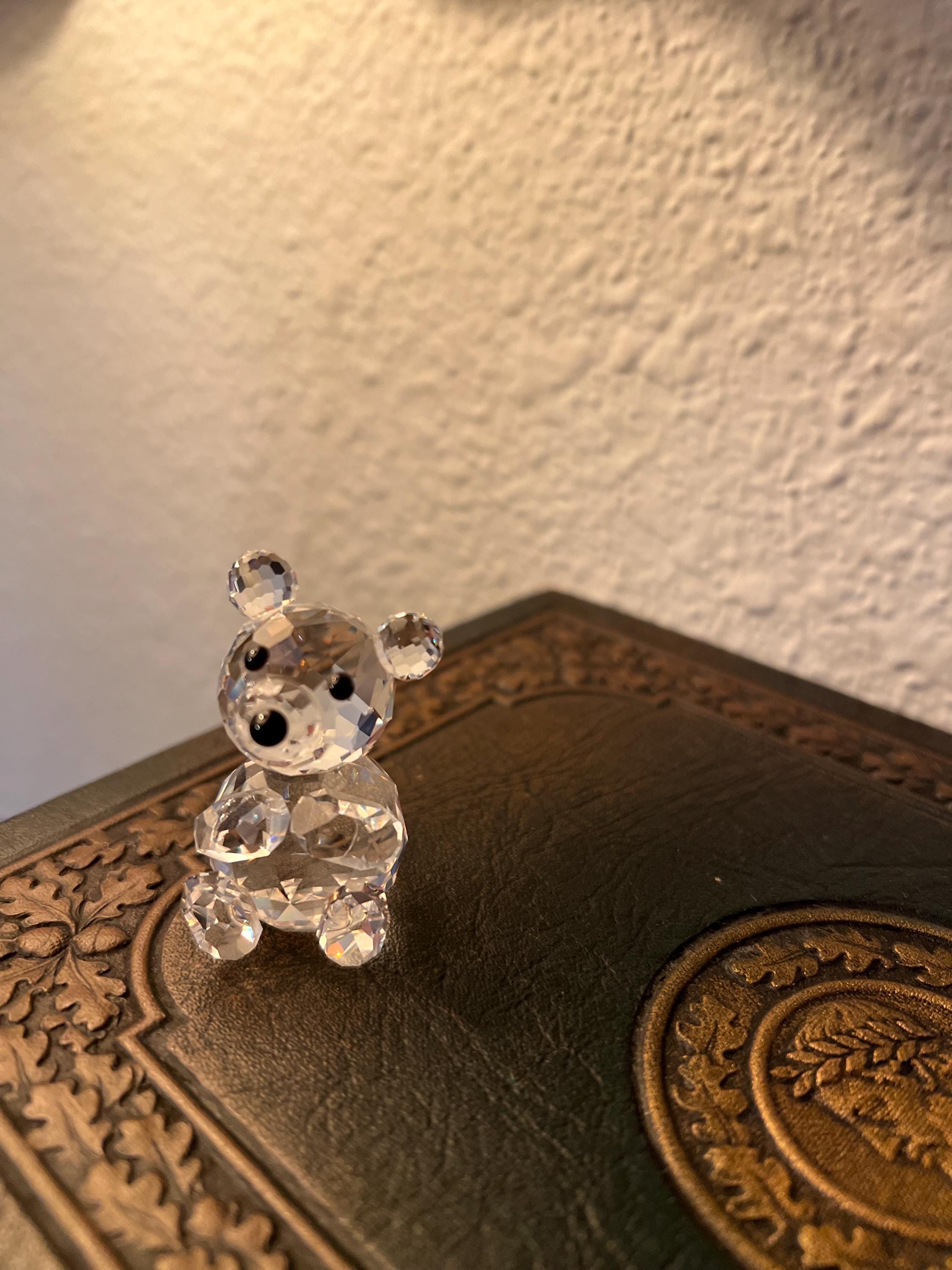 Teddy Bear Swarovski Crystal Figurines. Retired in 2000